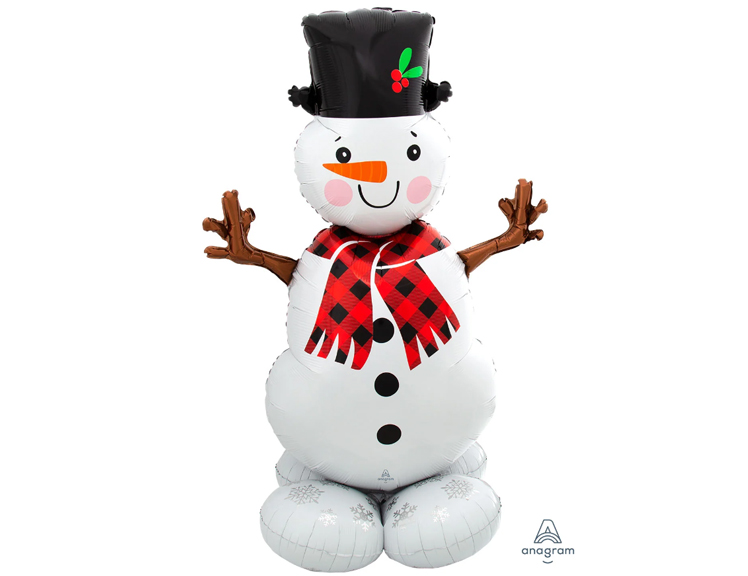 Christmas Snowman Airloonz Decoration Balloon Set